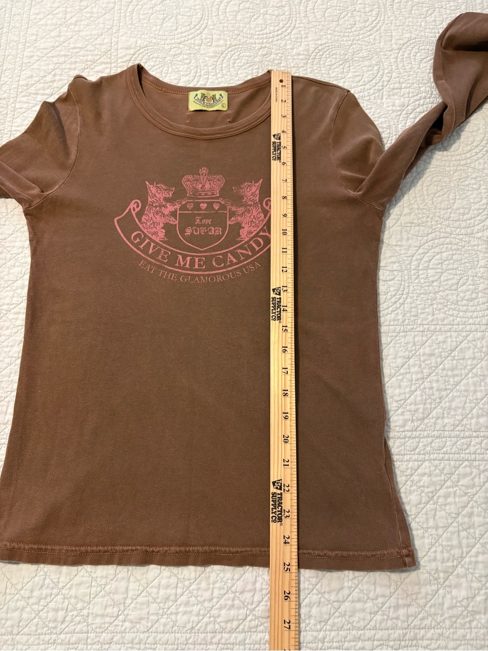 Vintage Juicy Couture crewneck t-shirt. Size large. - Picture 9 of 10